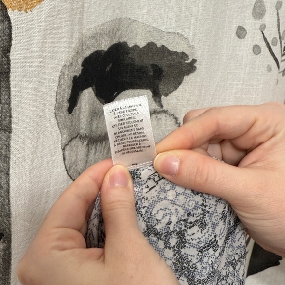 Women’s Frenchi Blouse Set: Pastel Floral and a Black & White Paisley. Size S - Picture 10 of 10